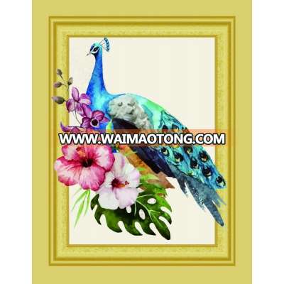 DIY Diamond Painting,Diamond Embroidery,Animal,blue Peacock,Full,Rhinestone,5D,Cross Stitch,Diamond Mosaic,Decor