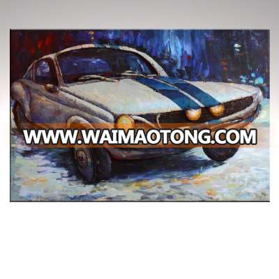 Original Metal 3D Cool Recycle 3D Metal Famous classic racing car Wall Decor for Living Room