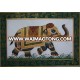 Elephant Silk Cloth Folk Animal art Forest Indian Miniature Painting